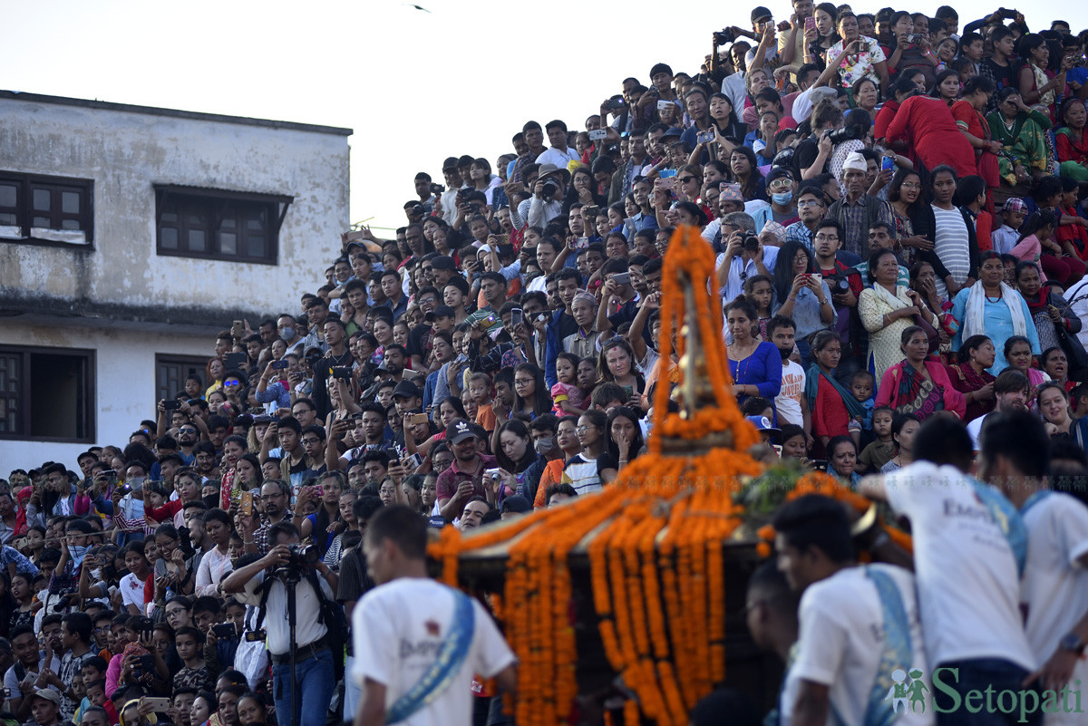 आजको तस्विरमा इन्द्रजात्रा