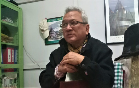 किम्फ अध्यक्ष वसन्त थापा।