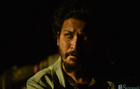 नाटकको दृष्य। तस्बिरः नारायण महर्जन/सेतोपाटी