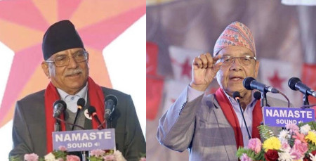 एकता सभामै प्रचण्ड र वामदेवको कडा सवाल–जबाफ