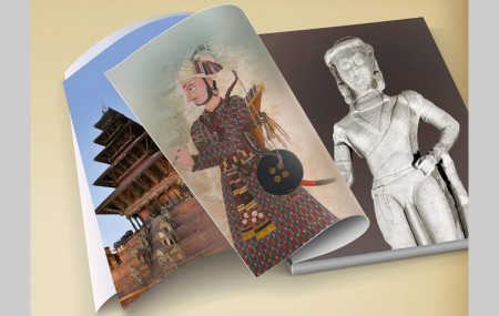 डा. गोविन्द टण्डनद्वारा लिखित 'इतिहासका थप पृष्ठहरू' नामक किताबको आवरण।