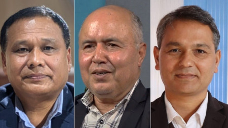 कुलमान घिसिङ, रामेश्वर खनाल र ओमप्रकाश अर्याल