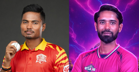 रोहित पौडेल र अनील साह।