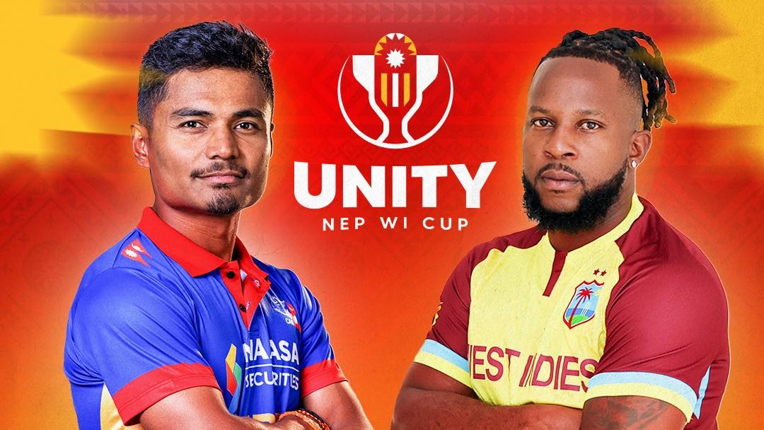 नेपाल र वेस्ट इन्डिजबीचको सिरिजको नाम ‘युनिटी कप’, जेनजी आन्दोलनमा निधन भएकाप्रति समर्पण