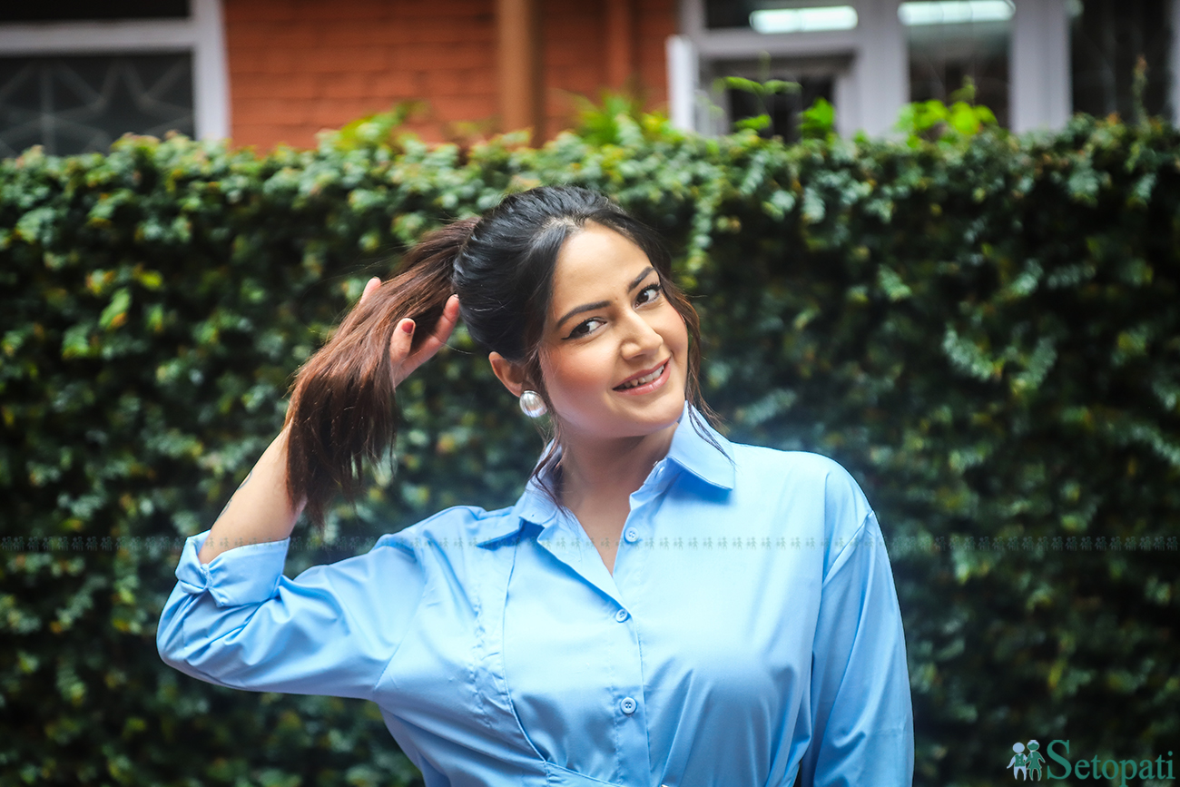 अभिनेत्री वर्षा सिवाकोटी। तस्बिरः निशा भण्डारी/सेतोपाटी