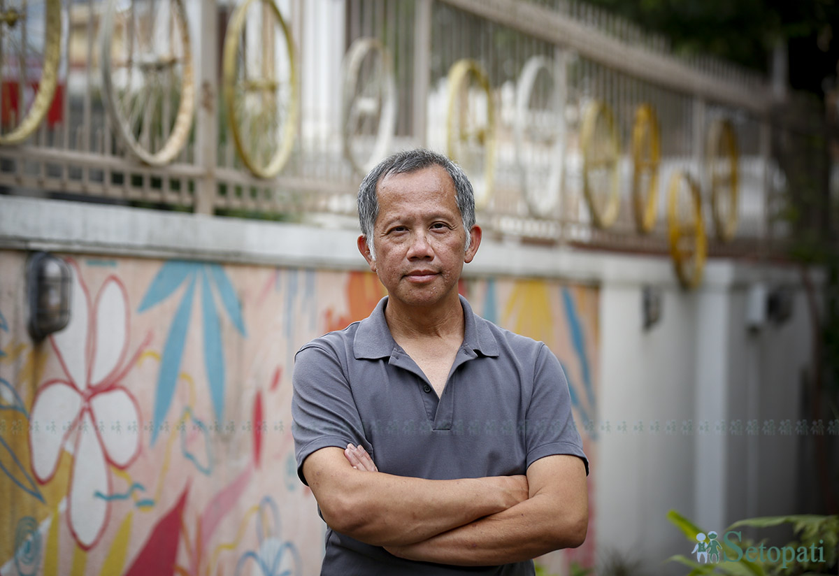 अमेरिकी फोटोग्राफर चान चाव। तस्बिर: नवीनबाबु गुरूङ/सेतोपाटी