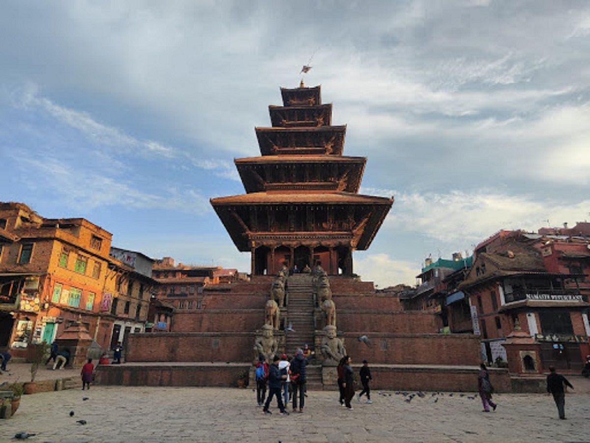 भक्तपुर त:मारी अवस्थित न्यातपोल मन्दिर।