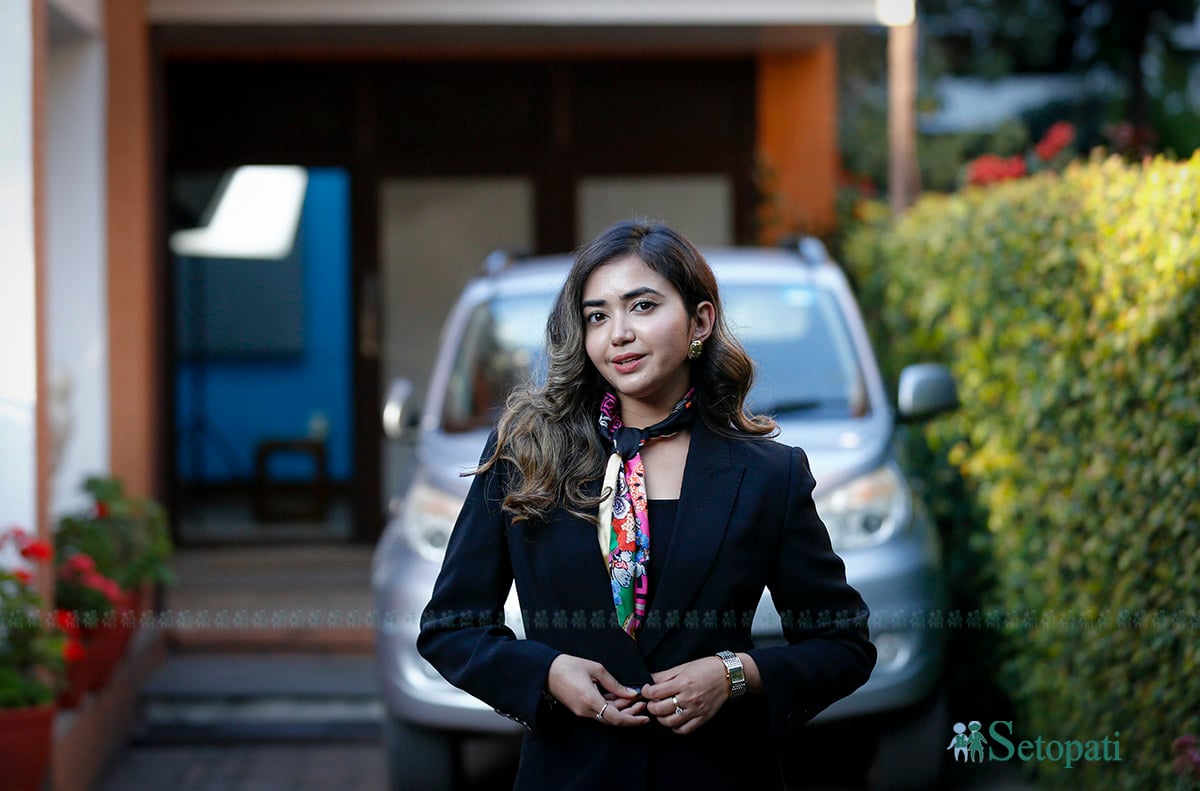 प्रियना आचार्य। तस्बिर- नवीनबाबु गुरूङ/सेतोपाटी