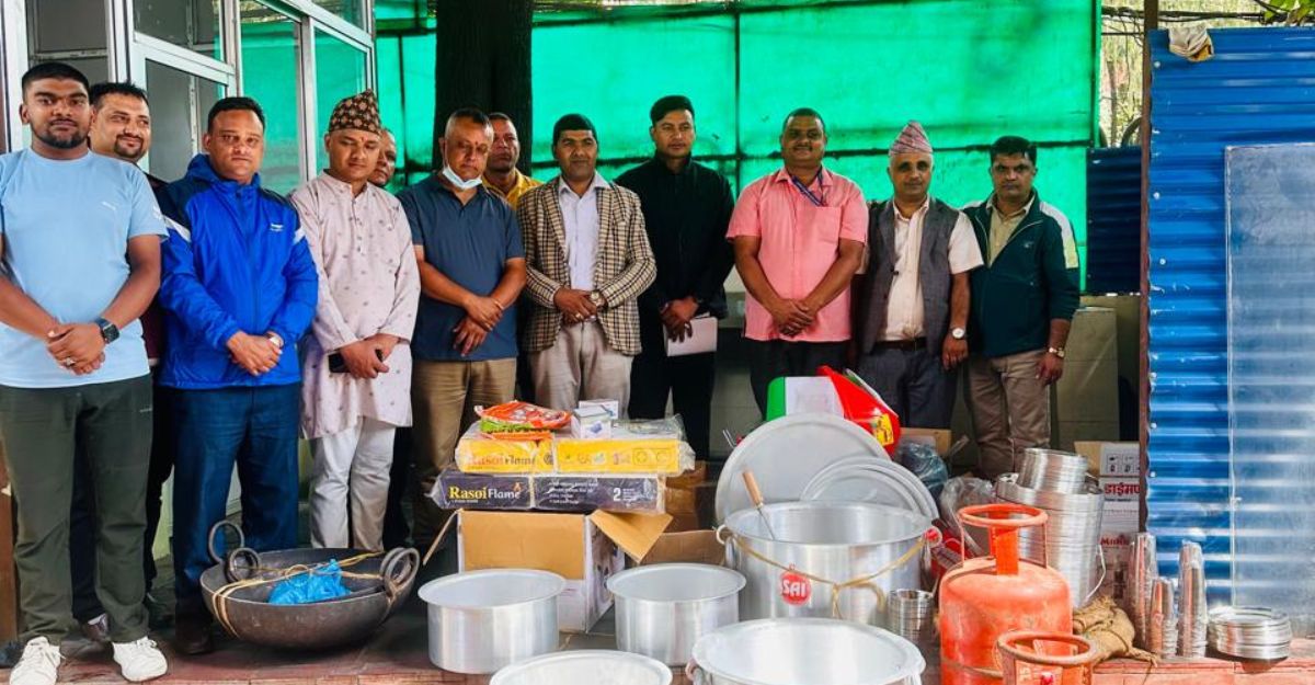 काठमाडौं उपत्यका प्रहरीलाई भाँडाकुँडा सहयोग