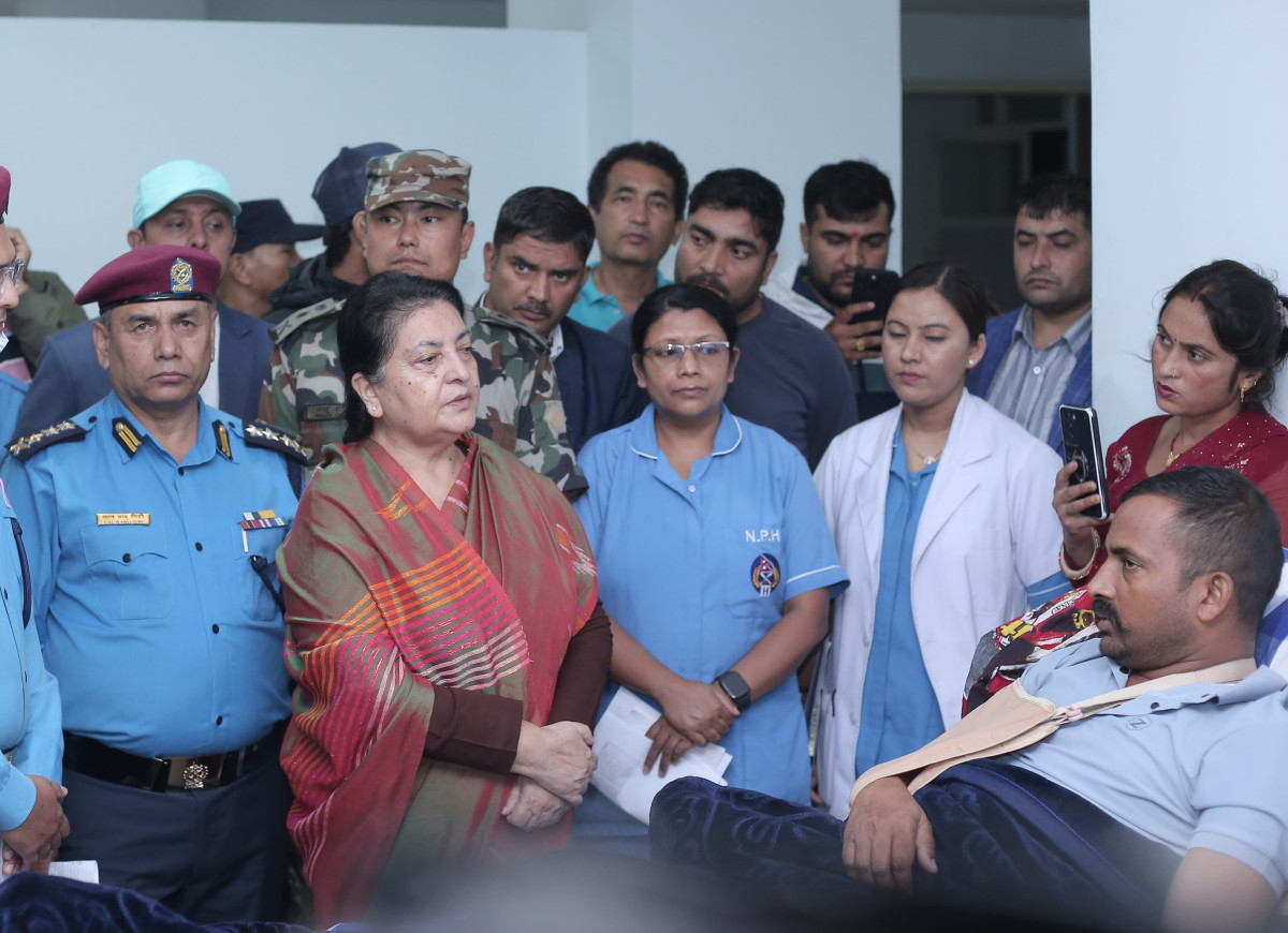 जेनजीको आवरणमा हिंसा भड्काइयो: पूर्वराष्ट्रपति भण्डारी