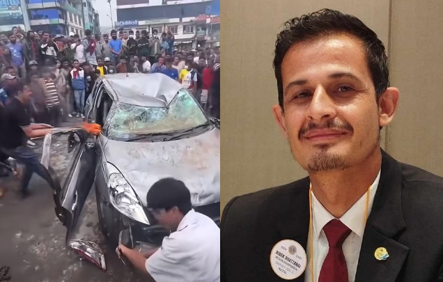 आगजनीमा संलग्न भएको खुलेपछि रास्वपा पनौती नगर सभापतिले छाडे पार्टी