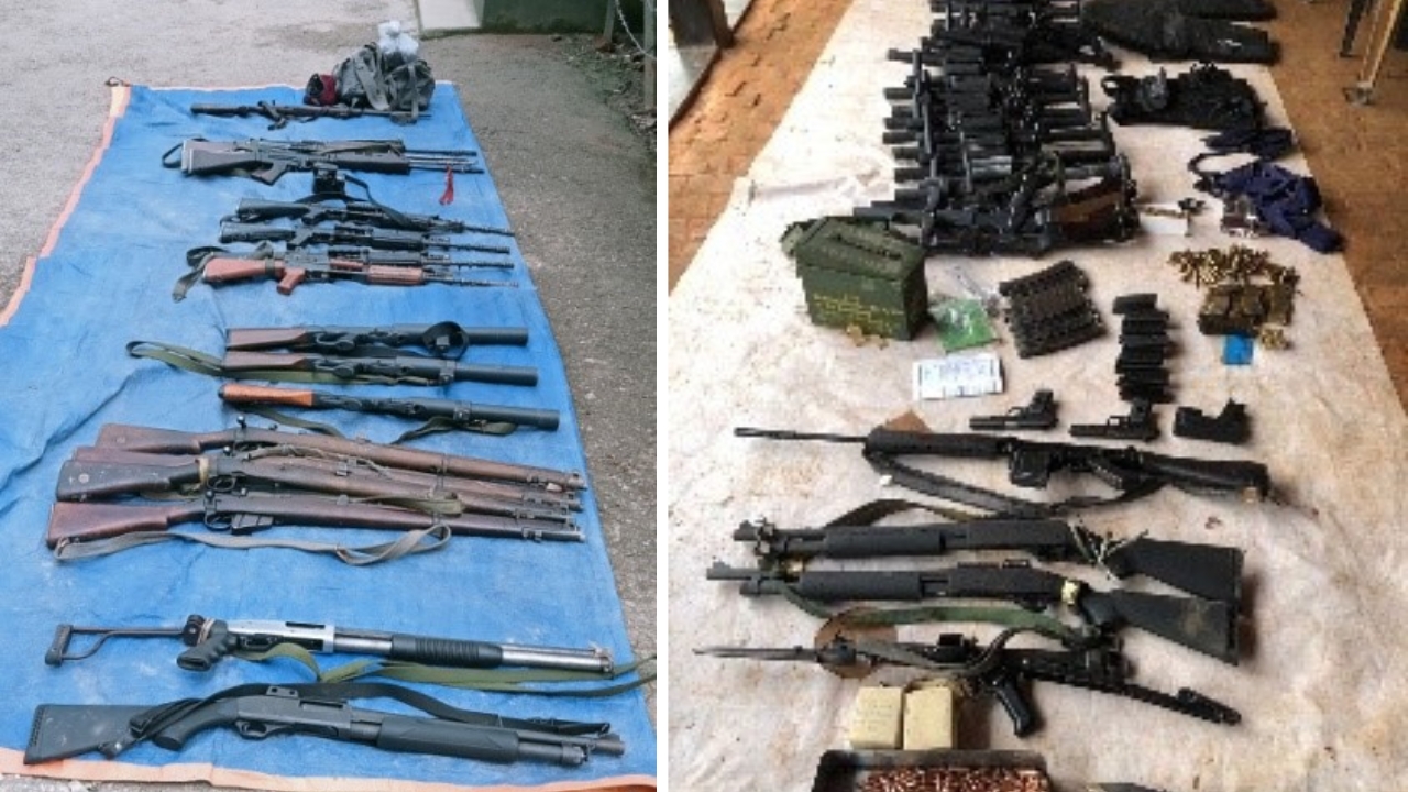 सेनाले गर्‍यो ९४ वटा हतियार बरामद