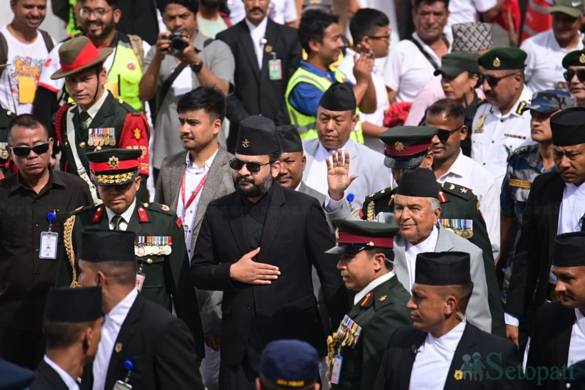 इन्द्रजात्राको रौनक, हनुमानढोकामा उच्च पदस्थहरूको उपस्थिति (तस्बिरहरू)