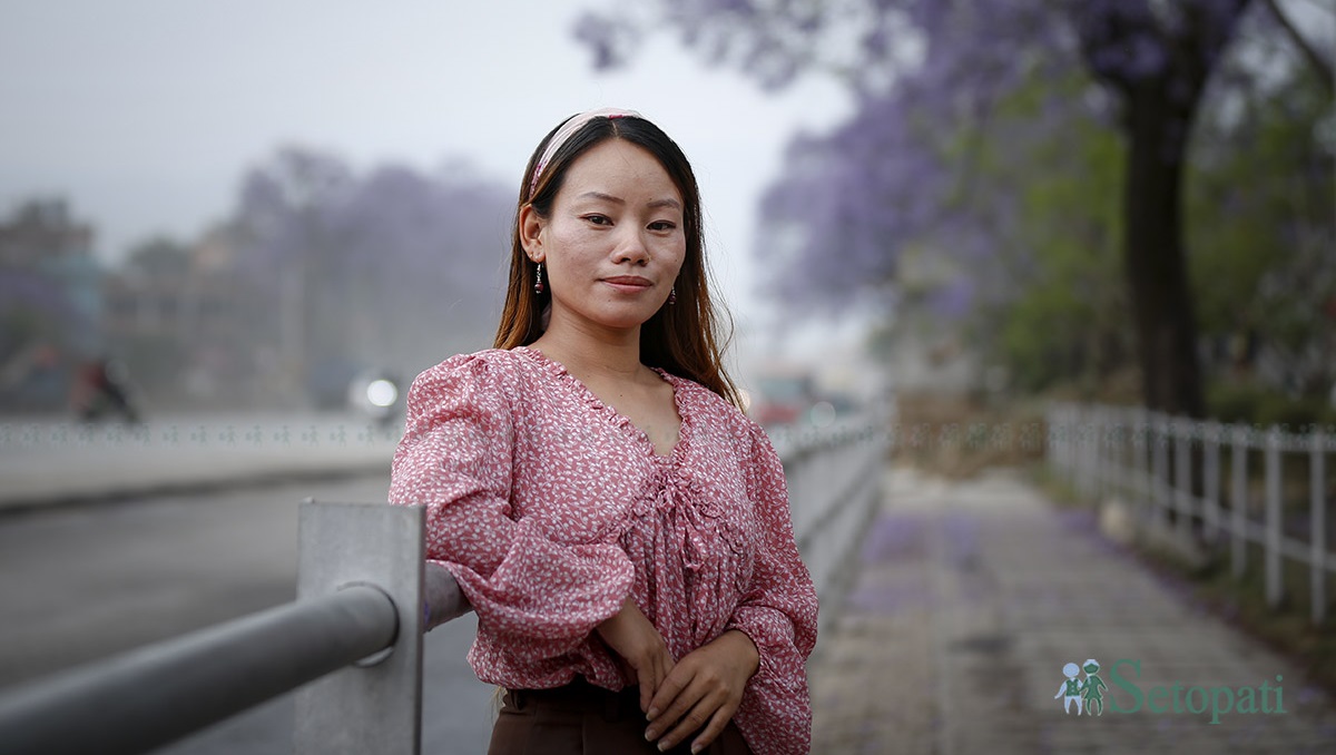 निर्देशक इनुमा राई। तस्बिरः नवीनबाबु गुरूङ/सेतोपाटी