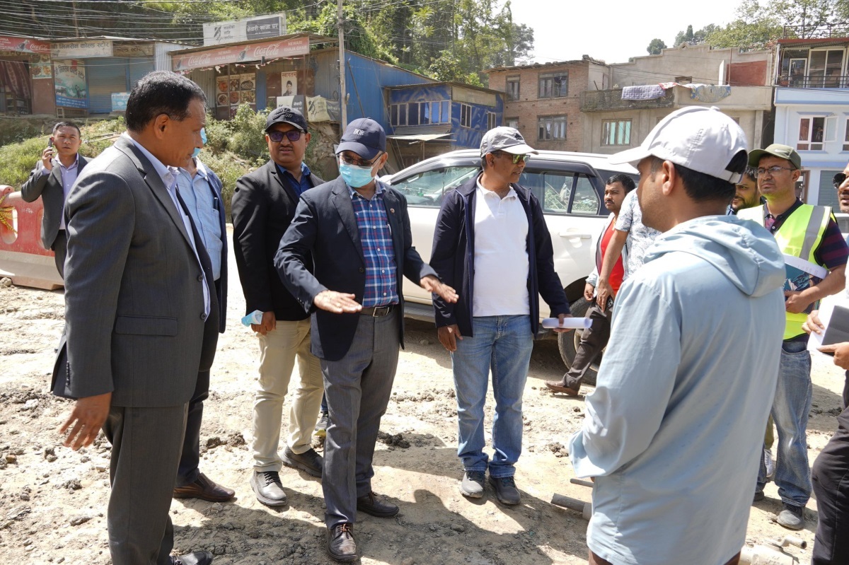 सूर्यविनायक-धुलिखेल सडकको अनुगमनमा कुलमान