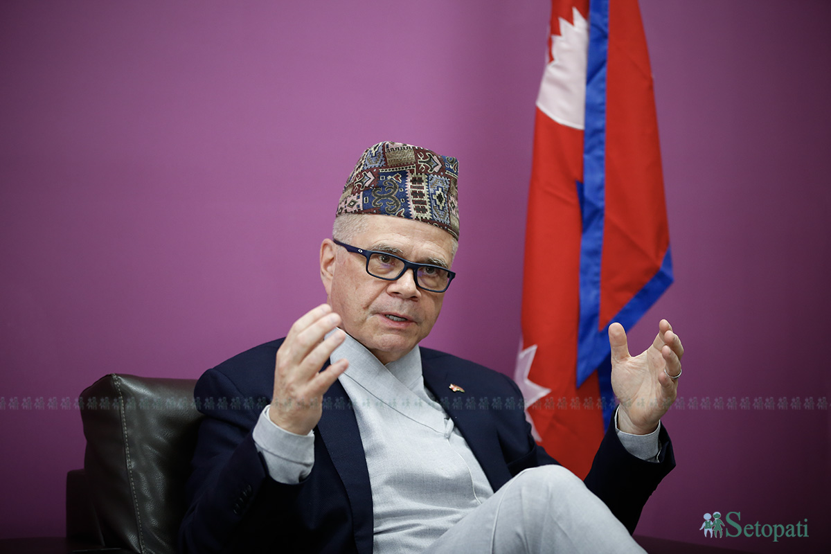 सिइओ माइकल फोले। तस्बिरः नवीनबाबु गुरूङ/सेतोपाटी