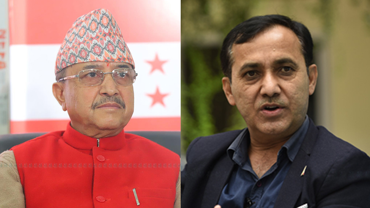 कार्यवाहक सभापति खड्का र महामन्त्री शर्मा। फाइल तस्बिर।