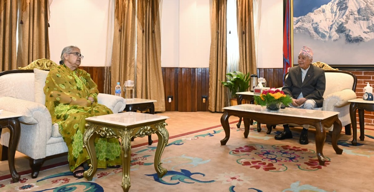 राष्ट्रपति भेट्न प्रधानमन्त्री कार्की शीतल निवासमा