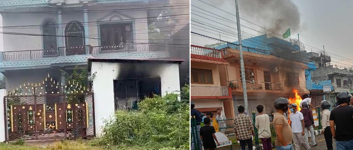 वाणगंगा र सैनामैनाका मेयरका घरमा आगजनी