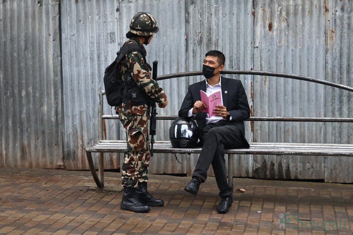 माइतीघरमा ठूलो संख्यामा सेना परिचालन